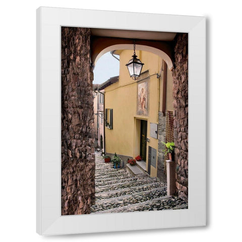 Rezzonico Arc 1 White Modern Wood Framed Art Print by Blaustein, Alan