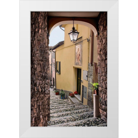 Rezzonico Arc 1 White Modern Wood Framed Art Print by Blaustein, Alan