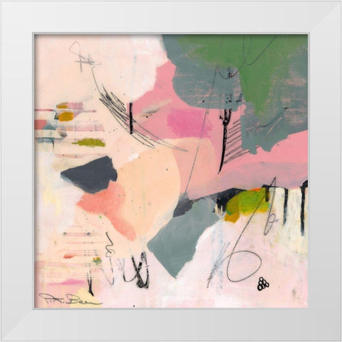 Sylvan Zephyr No. 1 White Modern Wood Framed Art Print by Beer, Pamela K.