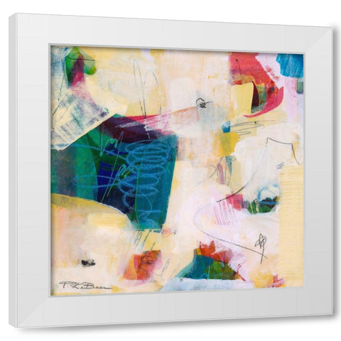Oide 2 White Modern Wood Framed Art Print by Beer, Pamela K.
