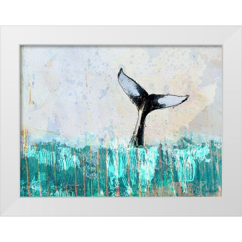 Solo Fluke White Modern Wood Framed Art Print by Baran, John