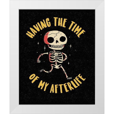 The Time of My Afterlife White Modern Wood Framed Art Print by Buxton, Michael