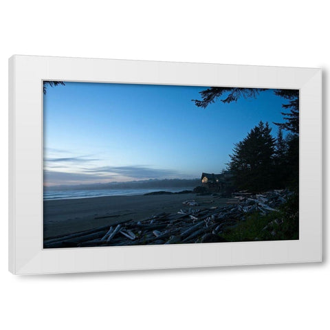 Home At Last White Modern Wood Framed Art Print by Burdick, Chuck