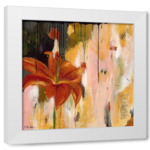 Stargazing White Modern Wood Framed Art Print by Beer, Pamela K.