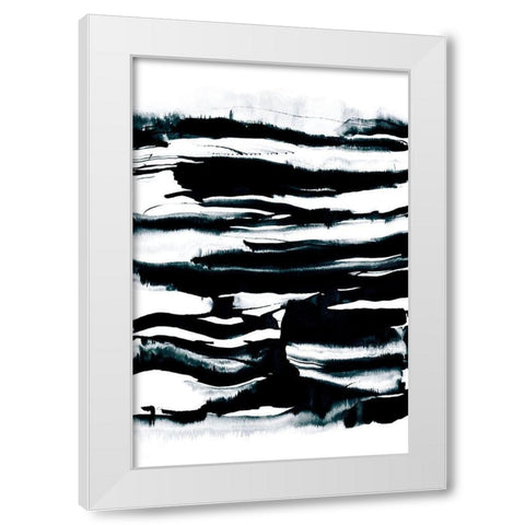 City Spaces 3 White Modern Wood Framed Art Print by Binkin, Lesia