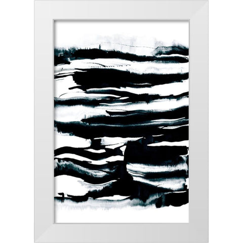City Spaces 3 White Modern Wood Framed Art Print by Binkin, Lesia