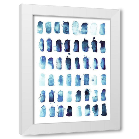 Summer Sky White Modern Wood Framed Art Print by Binkin, Lesia