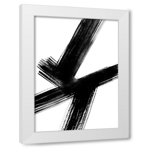 Urban 1 White Modern Wood Framed Art Print by Binkin, Lesia