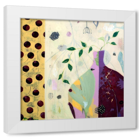 Charlotte White Modern Wood Framed Art Print by Beer, Pamela K.