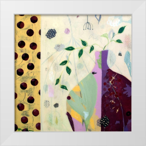 Charlotte White Modern Wood Framed Art Print by Beer, Pamela K.
