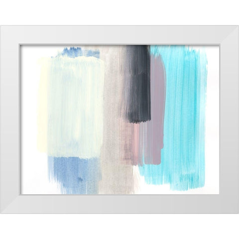 Finding The Way White Modern Wood Framed Art Print by Baker, Bronwyn