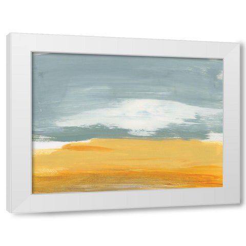 Winter Desert White Modern Wood Framed Art Print by Baker, Bronwyn
