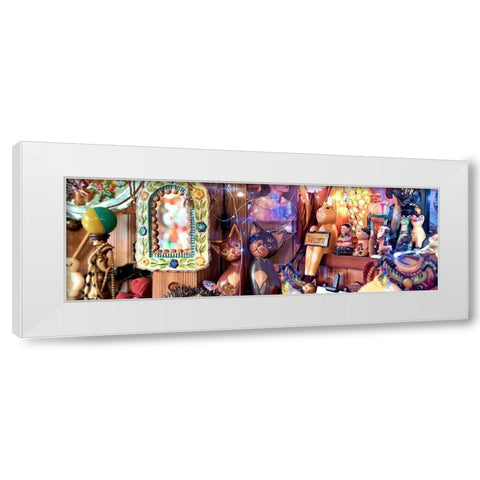 Nagano Cafe 16 White Modern Wood Framed Art Print by Blaustein, Alan