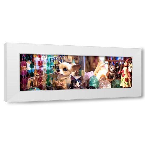 Nagano Cafe 12 White Modern Wood Framed Art Print by Blaustein, Alan