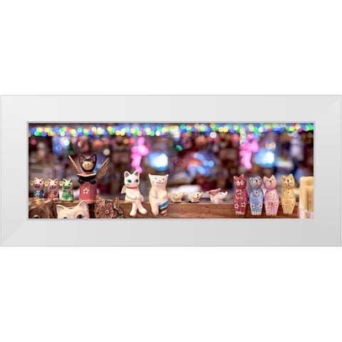 Nagano Cafe 6 White Modern Wood Framed Art Print by Blaustein, Alan