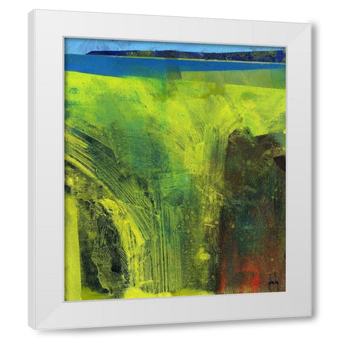 Limonite Bay White Modern Wood Framed Art Print by Bailey, Paul