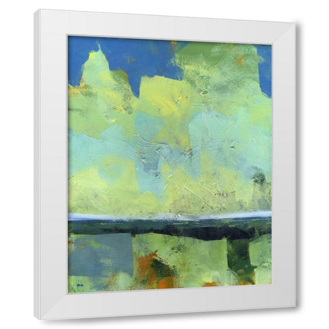 The View I Remember White Modern Wood Framed Art Print by Bailey, Paul