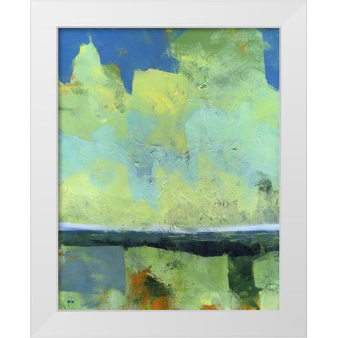 The View I Remember White Modern Wood Framed Art Print by Bailey, Paul