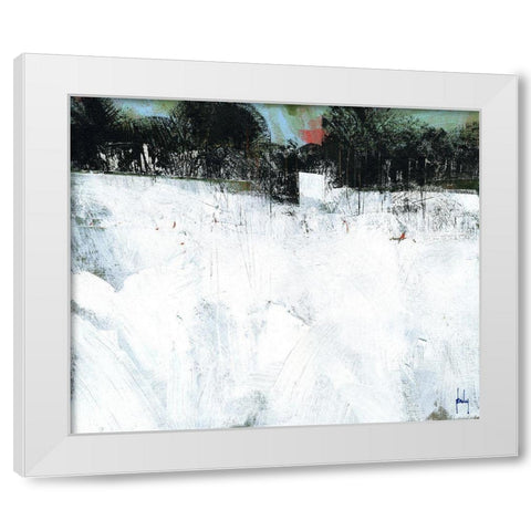 White Void White Modern Wood Framed Art Print by Bailey, Paul