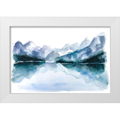 Resolute White Modern Wood Framed Art Print by Blaise, Tiffany