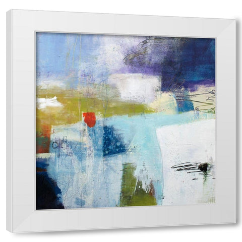 Assurance White Modern Wood Framed Art Print by Beer, Pamela K.