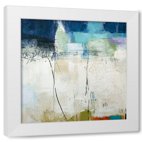 Promise White Modern Wood Framed Art Print by Beer, Pamela K.