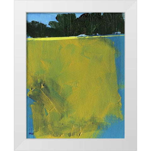 Nicotine White Modern Wood Framed Art Print by Bailey, Paul