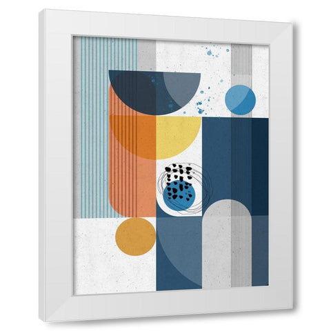 Centurian White Modern Wood Framed Art Print by Banerjee, Ishita