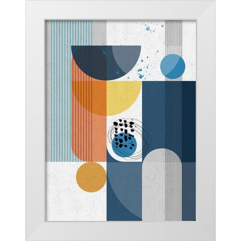 Centurian White Modern Wood Framed Art Print by Banerjee, Ishita