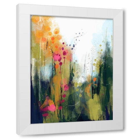 Wildwood White Modern Wood Framed Art Print by Banerjee, Ishita