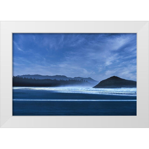 Dawn White Modern Wood Framed Art Print by Burdick, Chuck