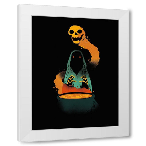 Conjure White Modern Wood Framed Art Print by Buxton, Michael