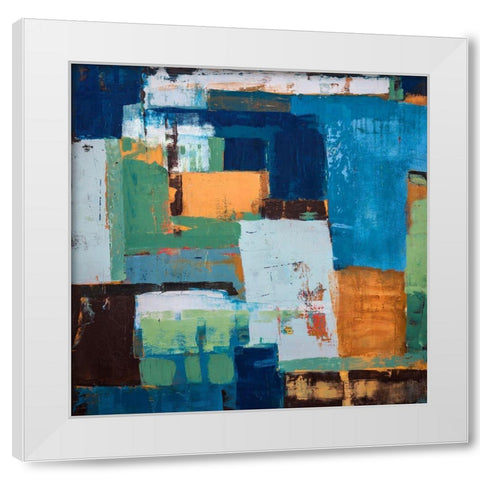 A La Ferme White Modern Wood Framed Art Print by Balbinot, Brigitte