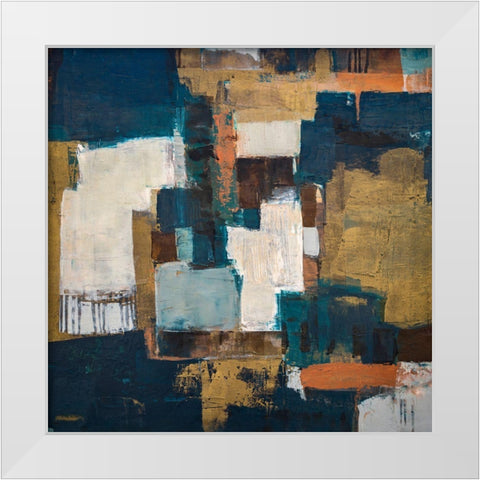 Promenade a Sienne White Modern Wood Framed Art Print by Balbinot, Brigitte