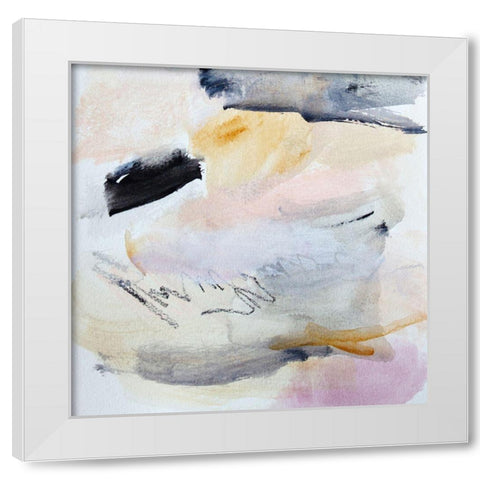 Gestures No. 1 White Modern Wood Framed Art Print by Bainbridge, Hope