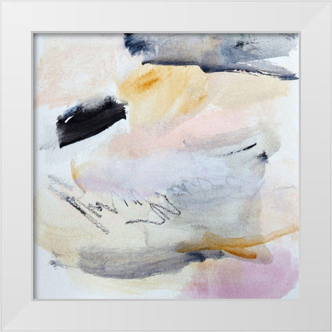 Gestures No. 1 White Modern Wood Framed Art Print by Bainbridge, Hope