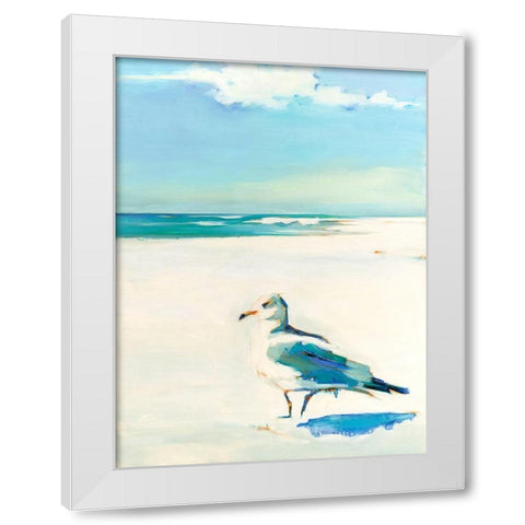 On Watch White Modern Wood Framed Art Print by Broaderick, Kathleen
