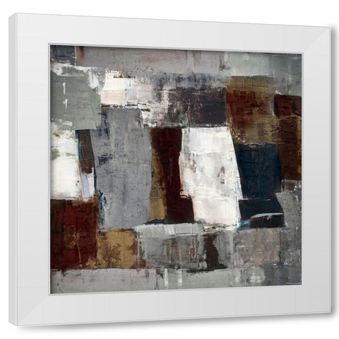 If These Walls Could Talk White Modern Wood Framed Art Print by Balbinot, Brigitte