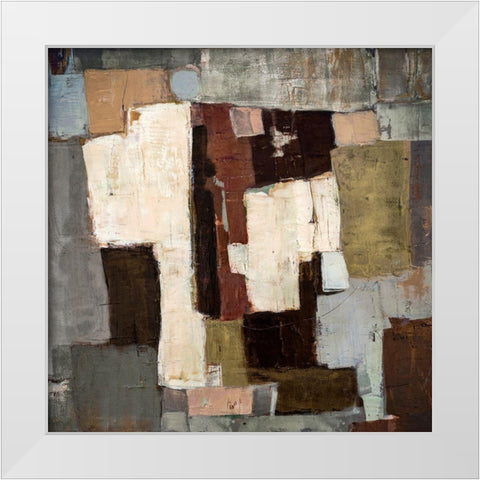 Pleine Lune White Modern Wood Framed Art Print by Balbinot, Brigitte