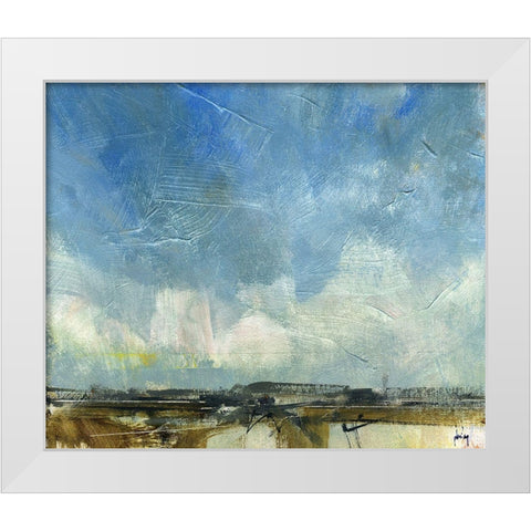 Cold and Clear White Modern Wood Framed Art Print by Bailey, Paul