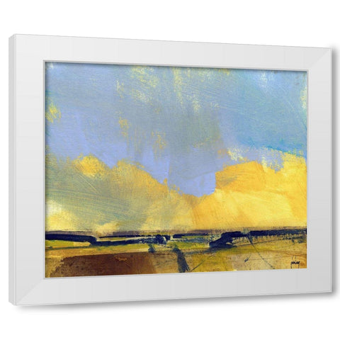 Shire No. 3 White Modern Wood Framed Art Print by Bailey, Paul