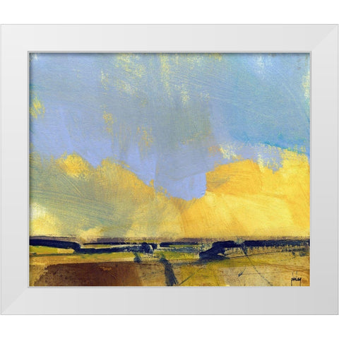 Shire No. 3 White Modern Wood Framed Art Print by Bailey, Paul