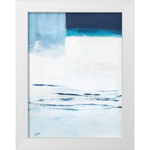 Urban Planning No. 2 White Modern Wood Framed Art Print by Baker, Bronwyn