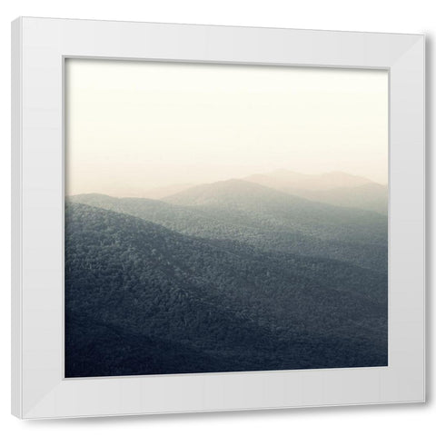 Sunrise, Smoky Mountains White Modern Wood Framed Art Print by Bell, Nicholas