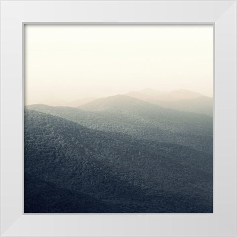 Sunrise, Smoky Mountains White Modern Wood Framed Art Print by Bell, Nicholas