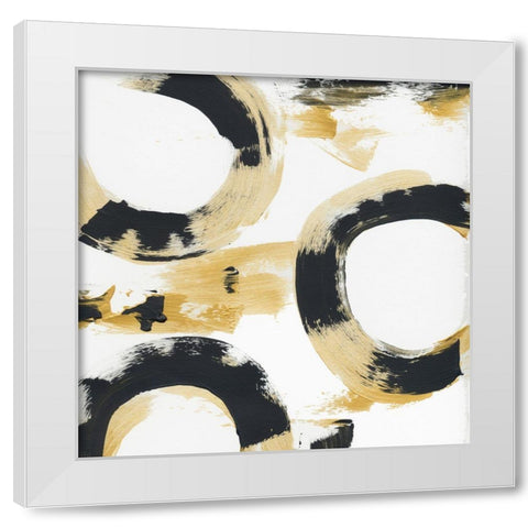 Predicated 1 White Modern Wood Framed Art Print by Baker, Bronwyn