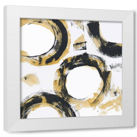 Predicated 2 White Modern Wood Framed Art Print by Baker, Bronwyn