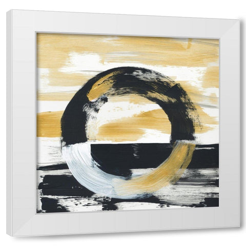 Preponderance 1 White Modern Wood Framed Art Print by Baker, Bronwyn