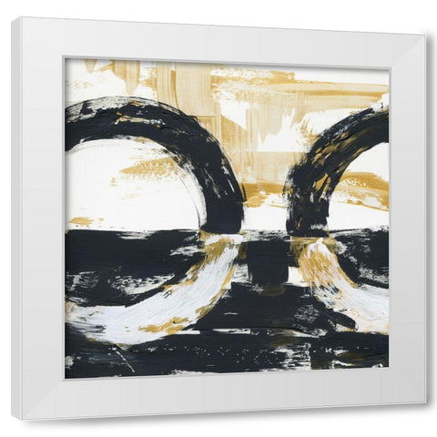 Preponderance 2 White Modern Wood Framed Art Print by Baker, Bronwyn