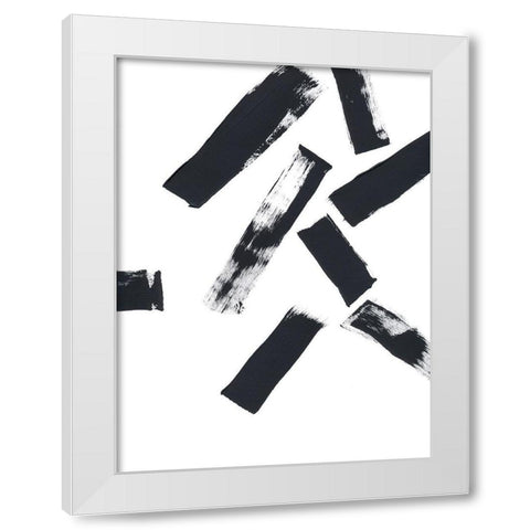Time Stopped No. 1 White Modern Wood Framed Art Print by Baker, Bronwyn